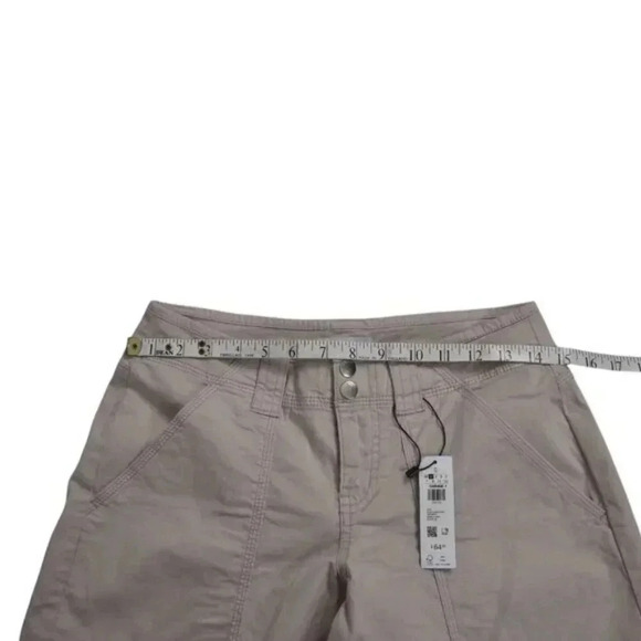 NWT Garage Cargo Pant Cleo Beige Wide Leg Cotton Relaxed Fit Size 0 - Picture 12 of 14